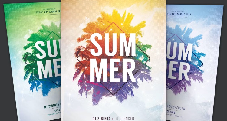 Summer Template Photoshop Flyer