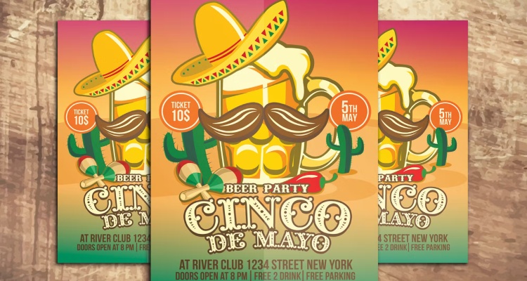 Cinco De Mayo Photoshop Flyer Template