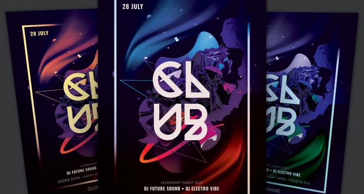 Club Photoshop Flyer Template