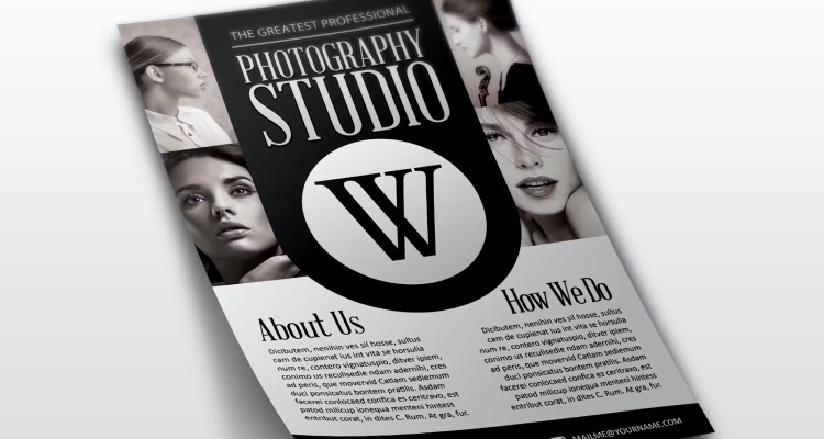 Photography Template PSD Flyer