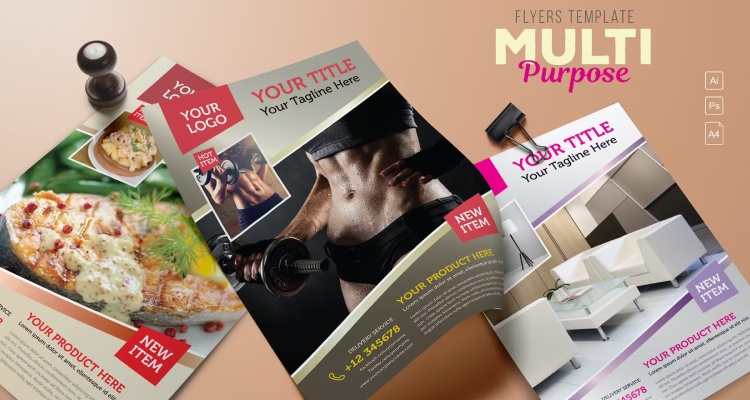 Multi Purpose Template Photoshop Flyer