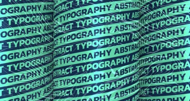 Colorful Abstract Typography