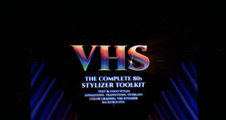 The Complete 80s Stylizer Title Sequence Template