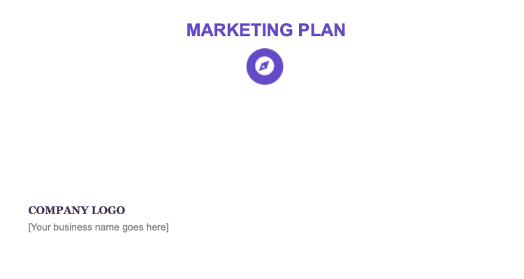 Digital Free Marketing Plan Template