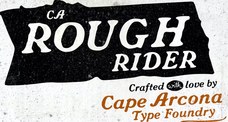 CA Rough Rider Typeface