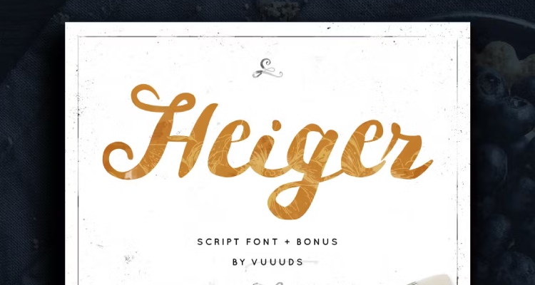 Heiger Brush Script Graphic Font