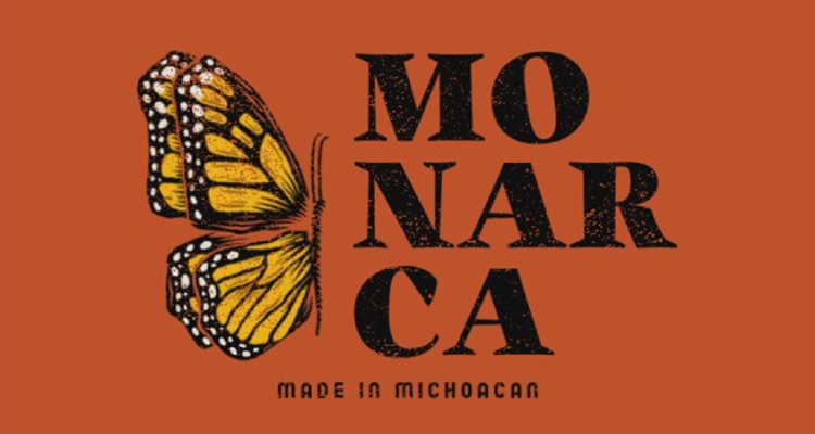 Monarca Hand Butterfly Logo