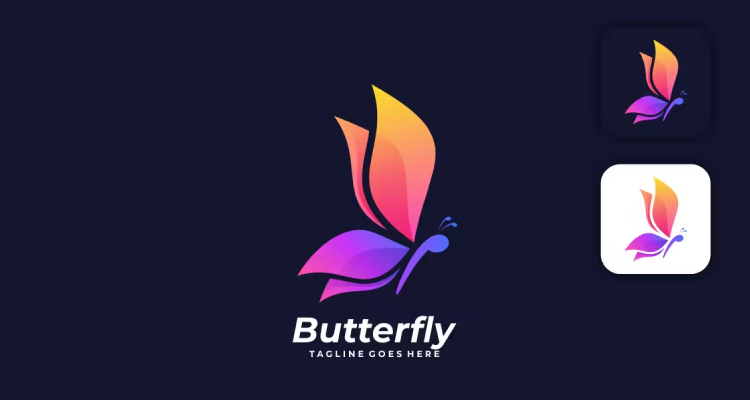 Butterfly Icon Logo