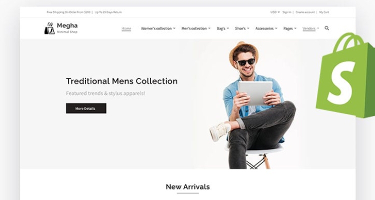 Megha - Fashion Store Shopify