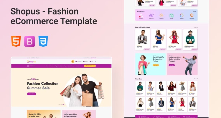 Shopus- eCommerce Shop Bootstrap 5 Template