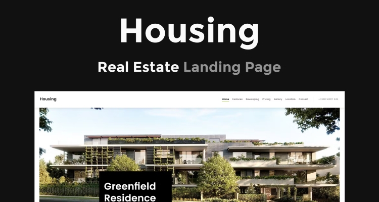 Housing - Real Estate Landing Page