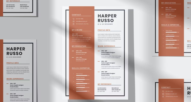 Uncomplicated Resume Template That's Modern
