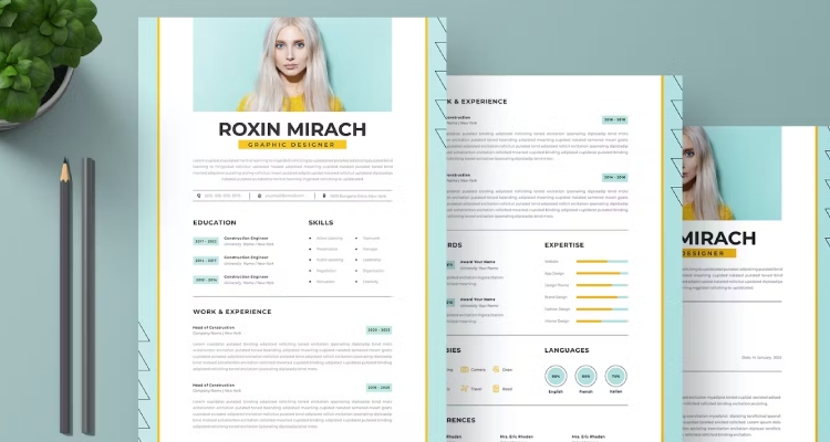 Light Contemporary Resume Design