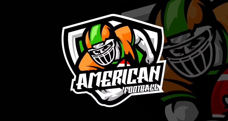 American Football vector logo design