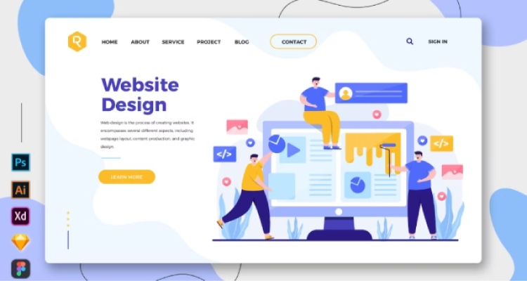 Website Design - Web & Mobile Landing Page