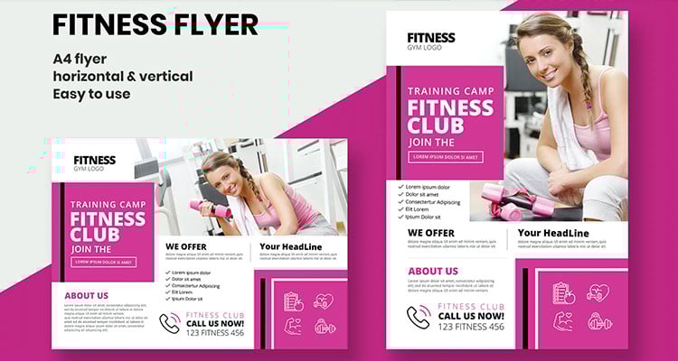 Gym & Fitness Flyer