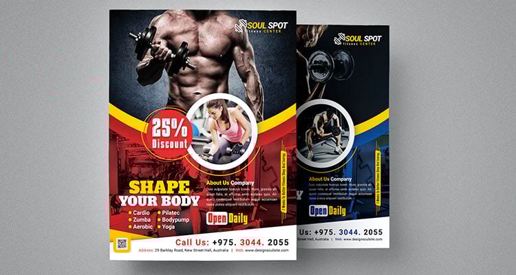 Personal training flyer