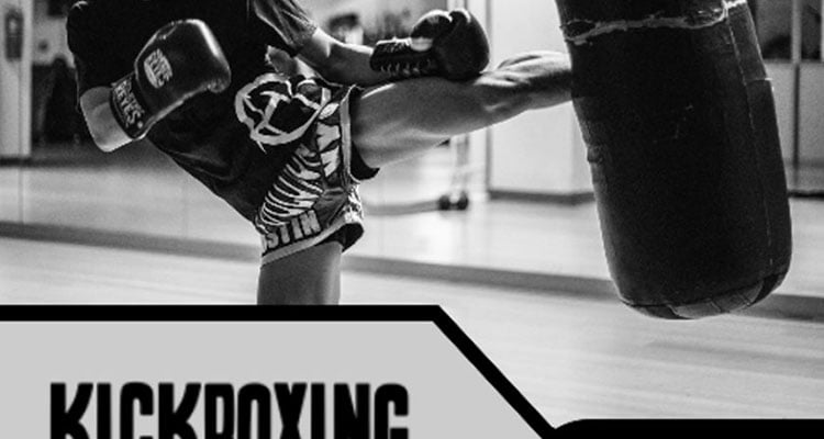 Kickboxing flyer template