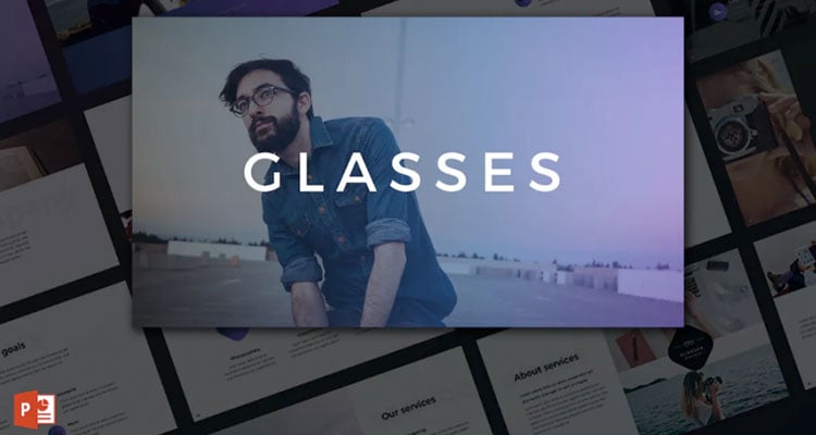 Glasses PowerPoint Template