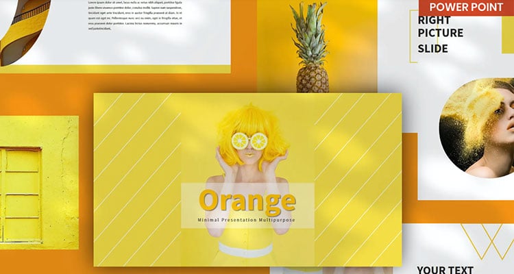 Orange Fashion PowerPoint Presentation