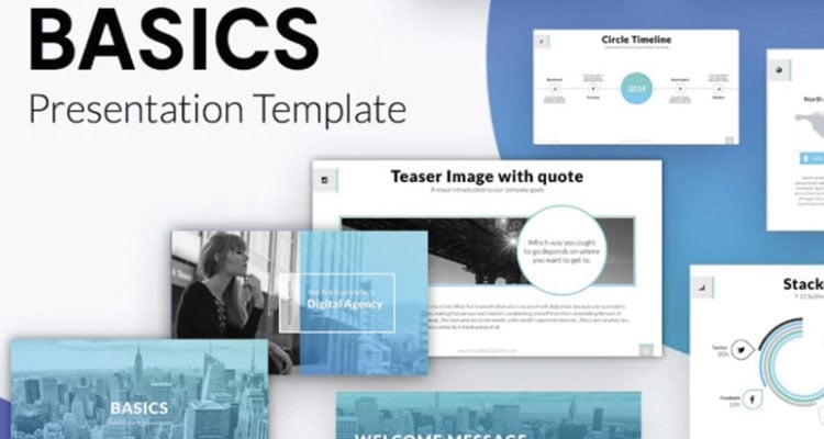 Free minimal keynote template