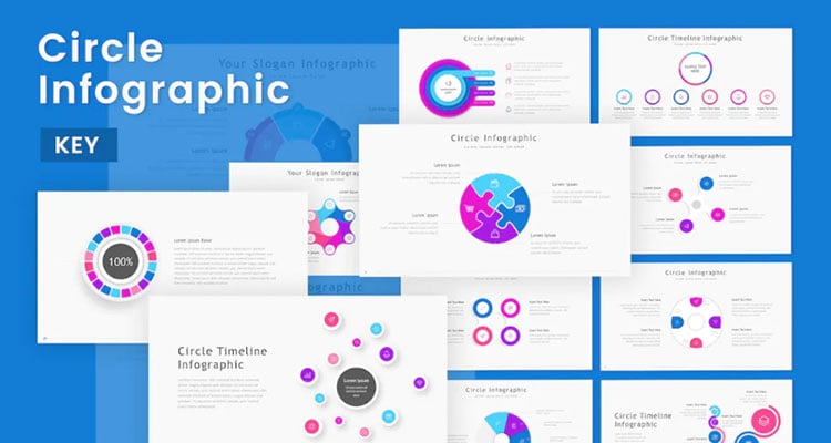 Circle Infographic Keynote Template