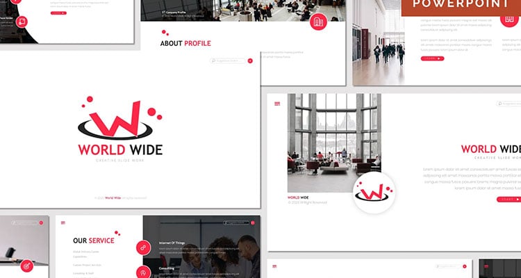 World Wide Multipurpose Powerpoint Template