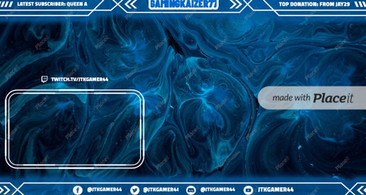 Twitch Overlay Template Featuring a Frame
