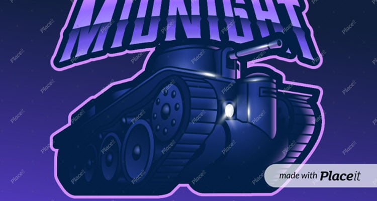 Twitch Logo Maker With Battle Tank