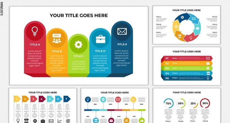 Colorful Infographics Free Funnel Chart