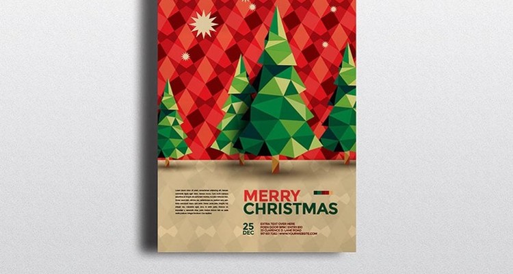 Cool Pattern Christmas Flyer