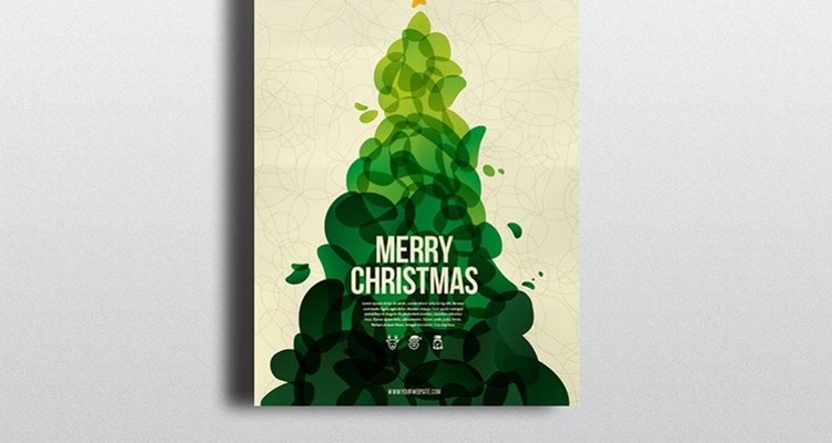 Cool Abstract Christmas Flyer
