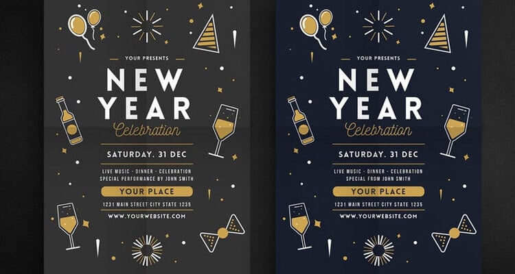 New Year Celebration Flyer