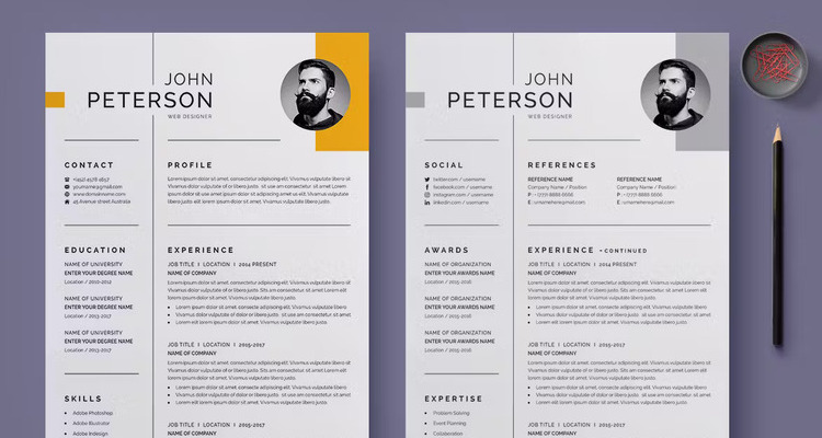 Creative and Clean Resume / CV Template