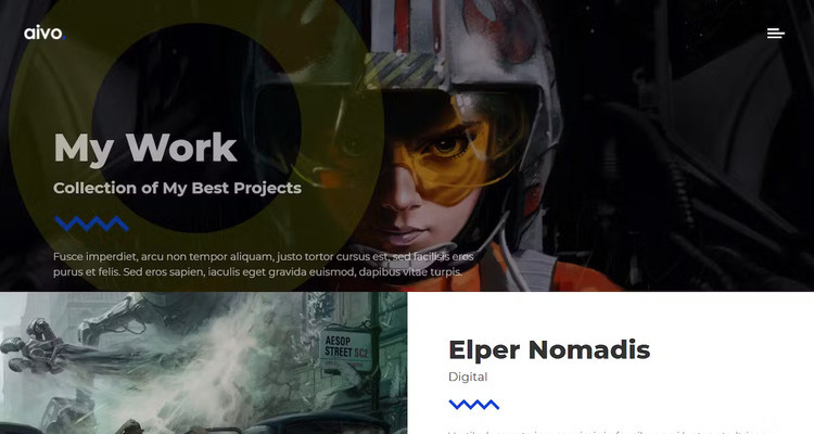 Aivo - Responsive Portfolio HTML Website Template