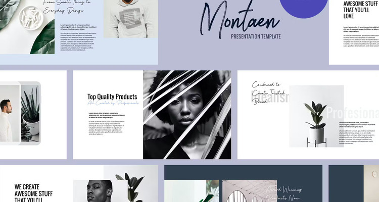 Montaen - Google Slides Template