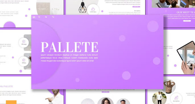 Pallete - Simple Google Slides Template
