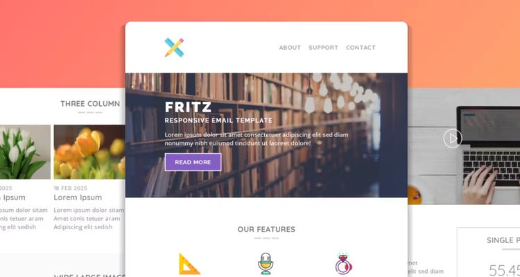 Fritz Responsive Multipurpose Email Template
