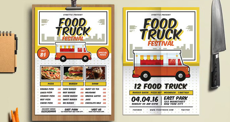 Food Truck Festival Menu