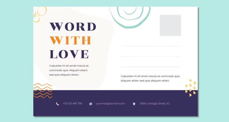 Post Card (AI, EPS, PDF, PSD)