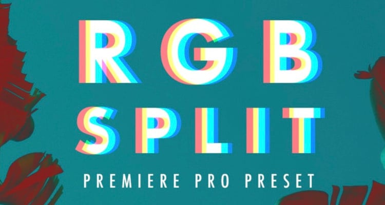 RGB split preset for Adobe Premiere Pro