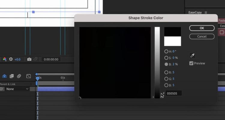 After Effects for graphic design: Stroke property.