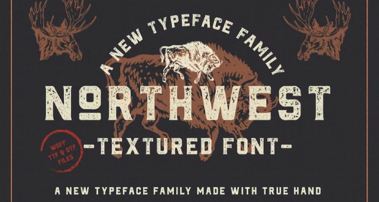 Northwest western font