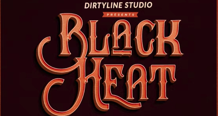 Black Heat Old West Fonts