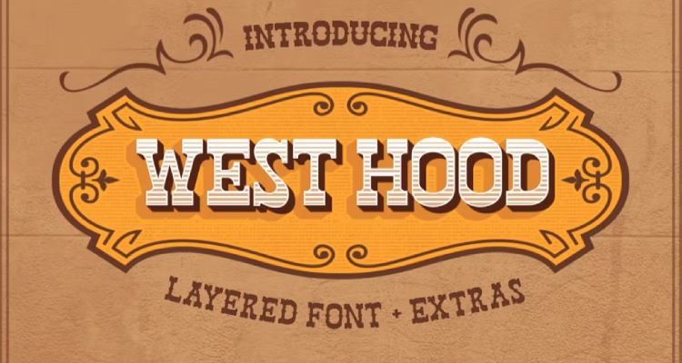 West Hood Vintage Old West Fonts