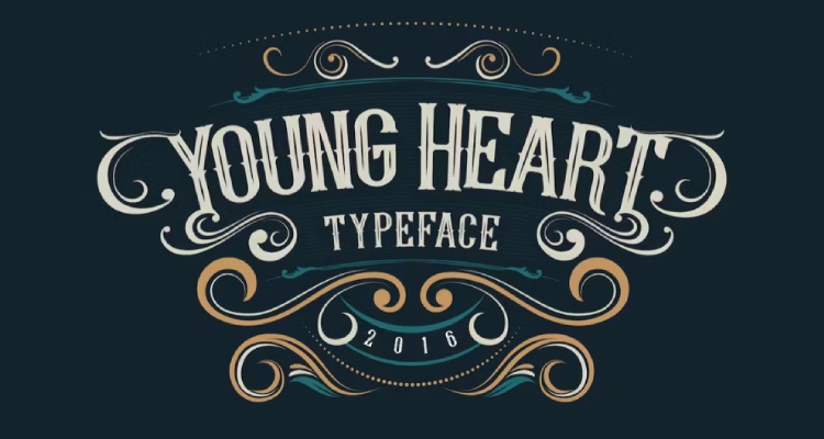 Young Heart Typeface