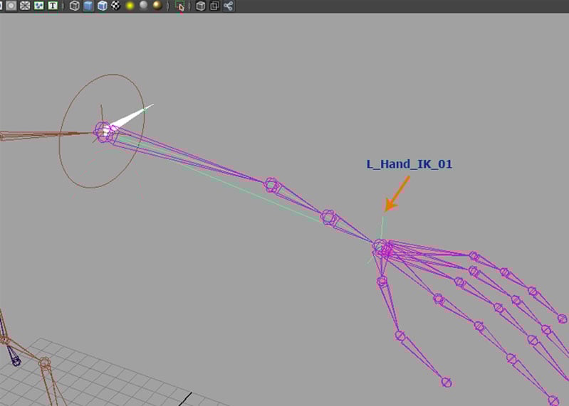Rename the IK as L_Hand_IK_01
