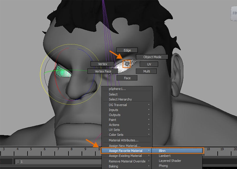 Assign Favorite Material  Blinn