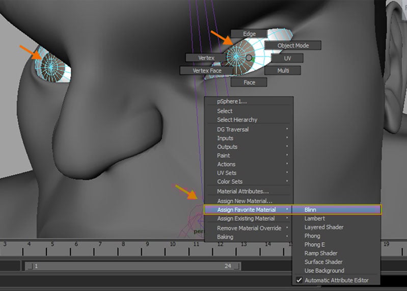 Follow the same procedure for the pupils