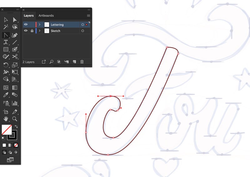 pen tool hora point tool to vertically and horizontally align handles equally stroke black 1pt